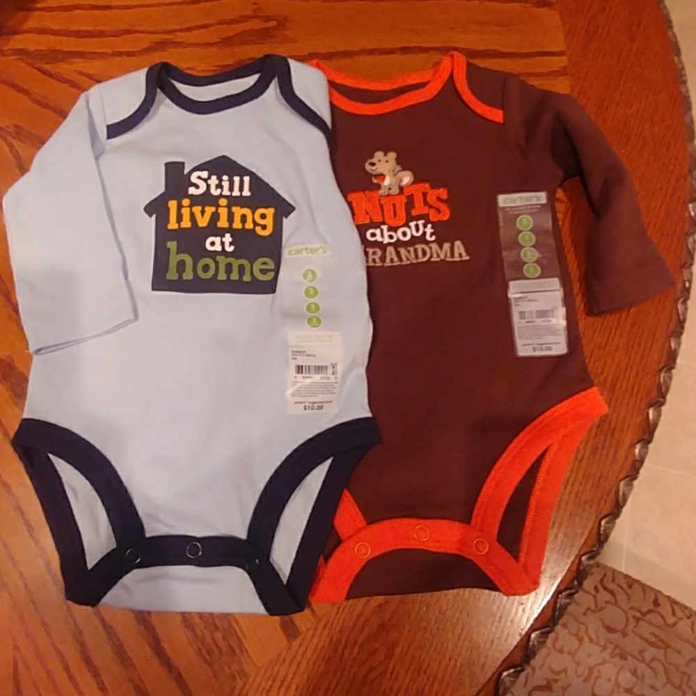 2 Baby Boy Onies